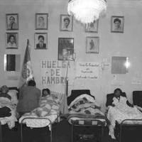 Relatives of imprisoned subversives hold a hunger strike
