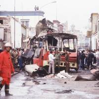 Autobus transportant le régiment Húsares de Junín