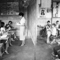 Escuela unidocente en la localidad de San Francisco
