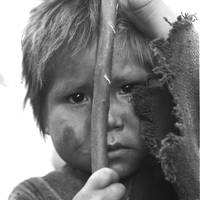 Enfant asháninka dans la localité de Poyeni, Satipo, Junín, en 1995