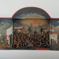 RETABLE. FLEUR DE GENÊT