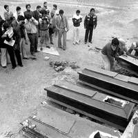 FUNERAL OF SOME VICTIMS FROM THE PRISONS